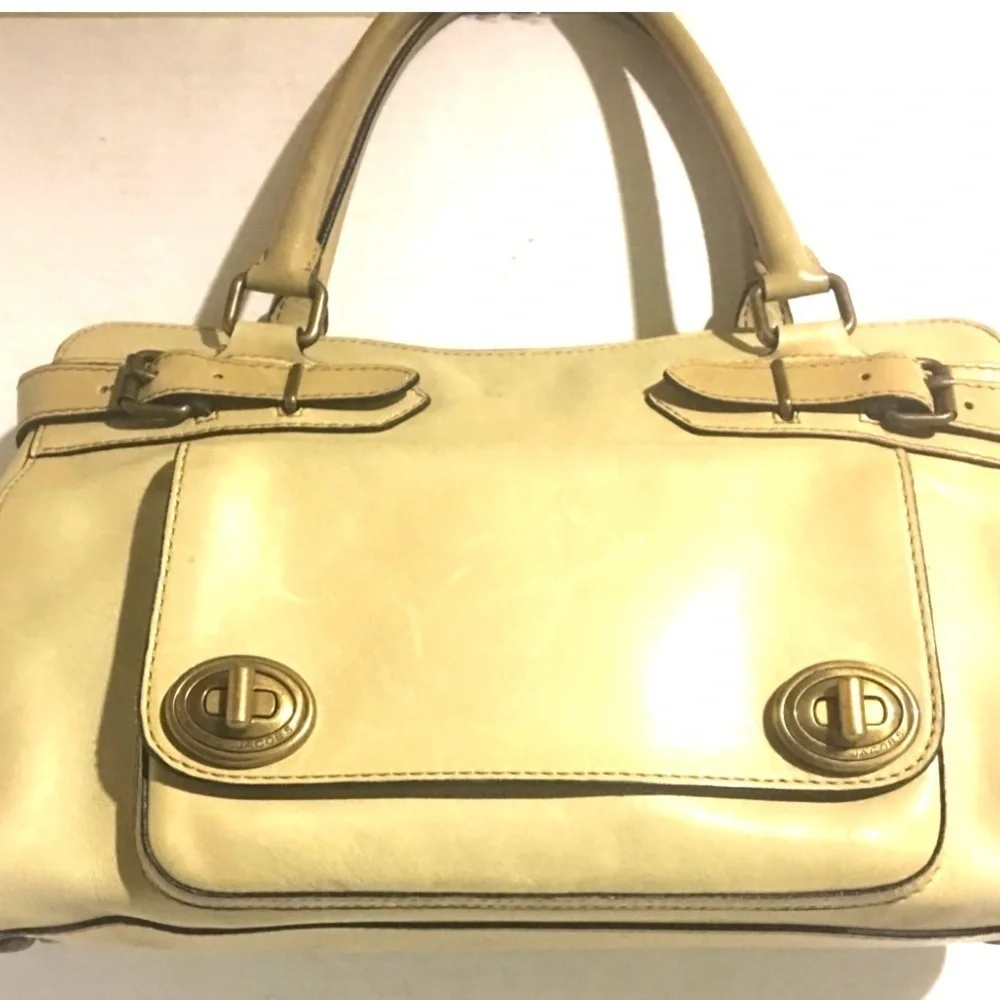 Marc Jacob’s vintage Elegant Cream satchel Handbag